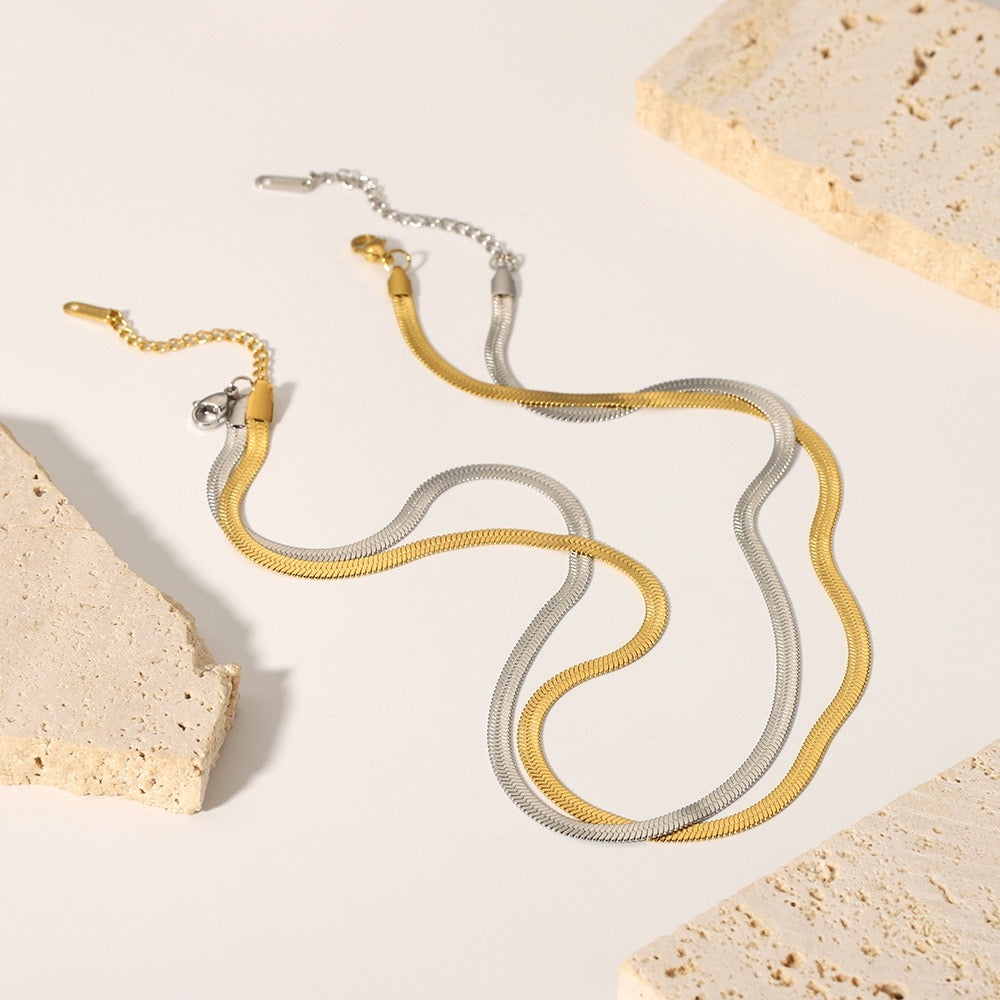 Andrea Classic snake necklaces