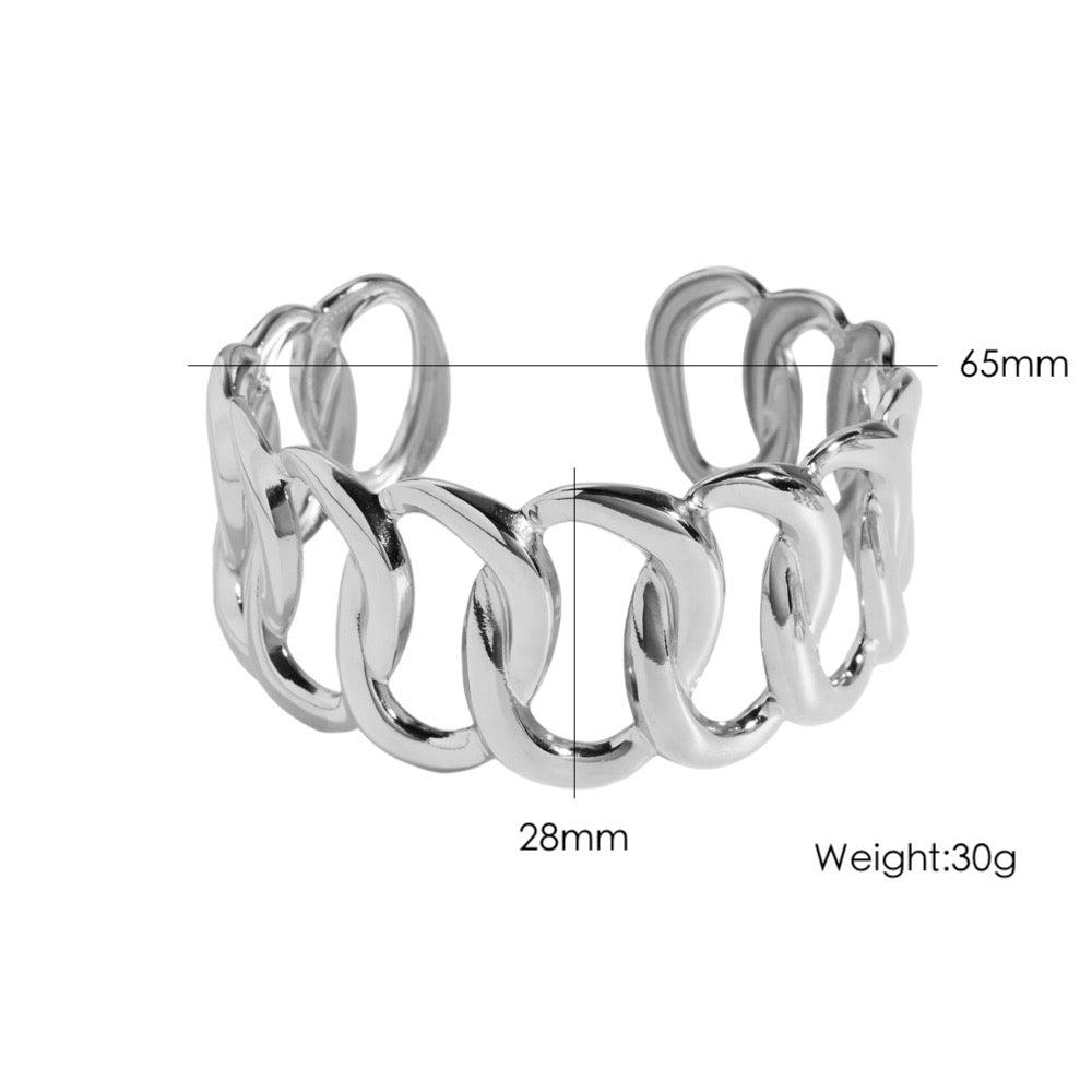 Big statement knots bangles