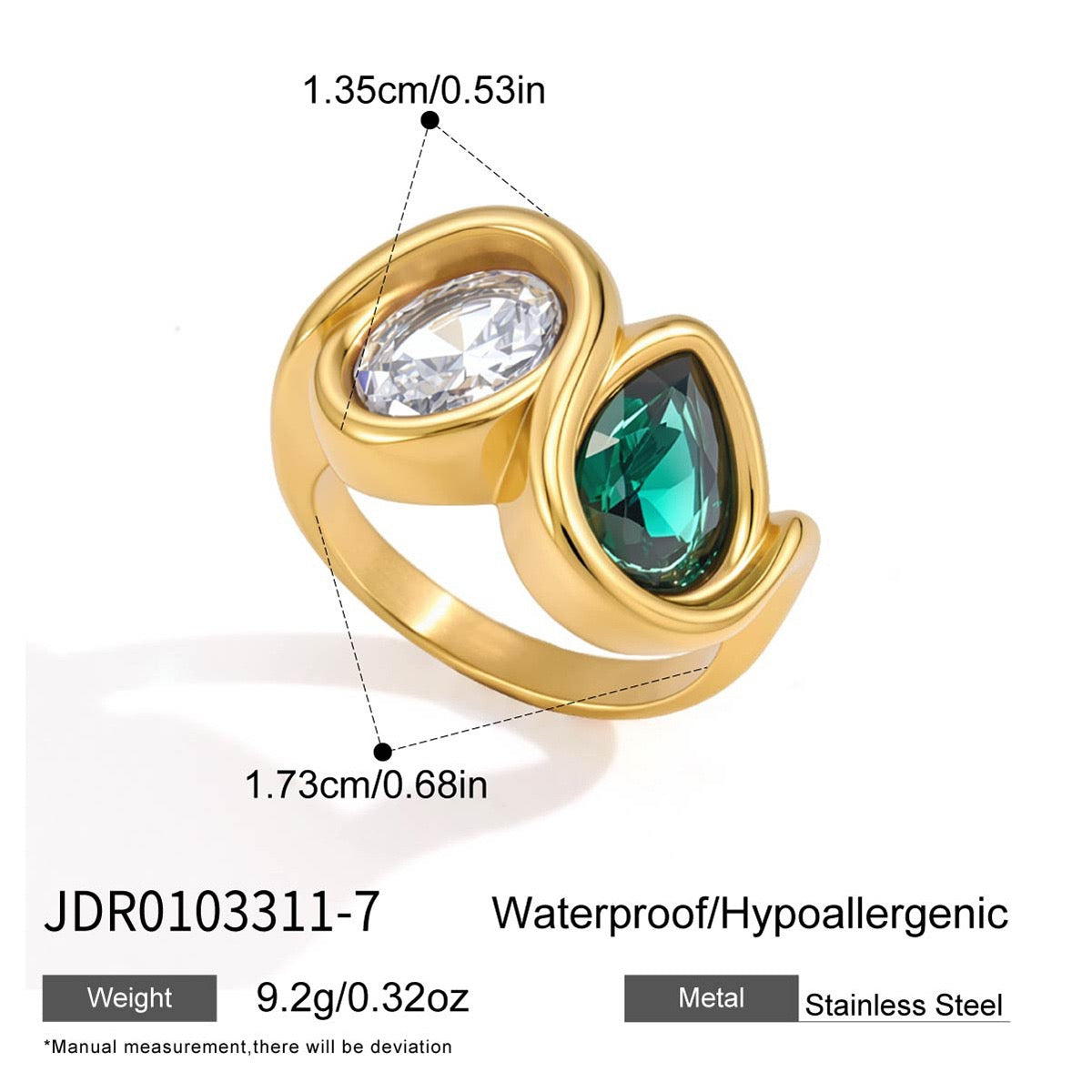 Valentina Emerald Rings