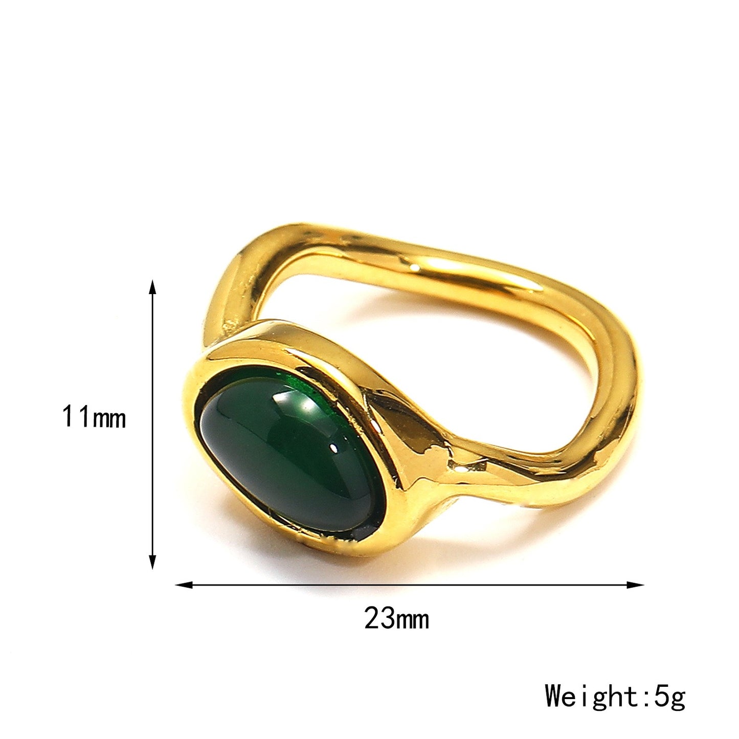 Green Gem rings