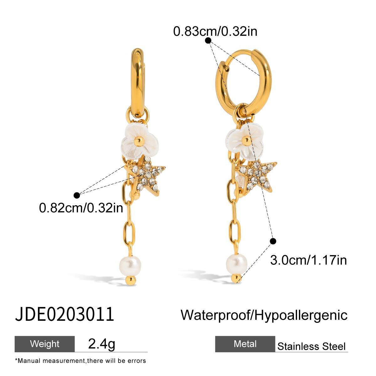 Pearly earrings collection
