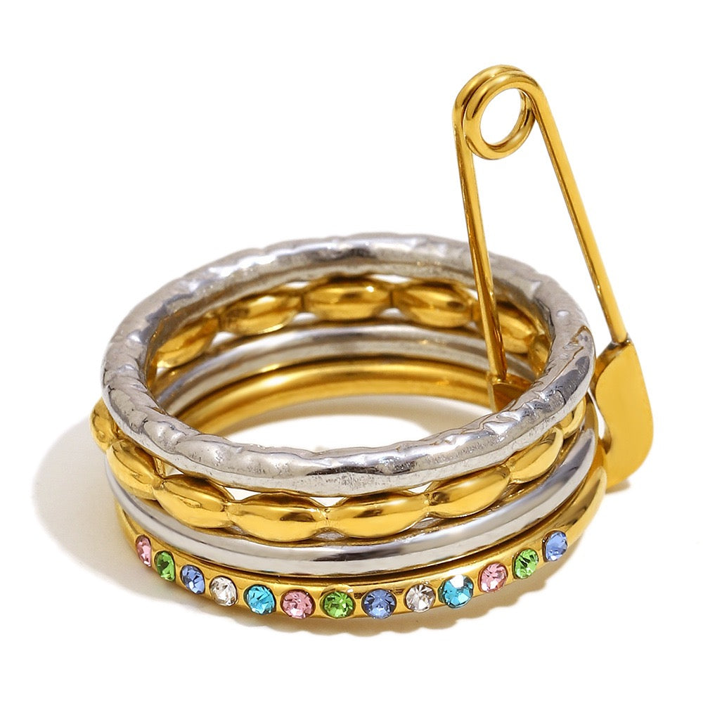 Penny pin layer ring