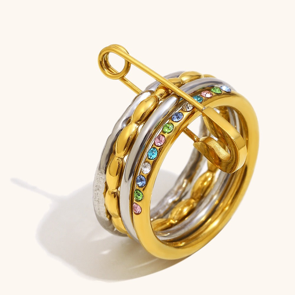 Penny pin layer ring