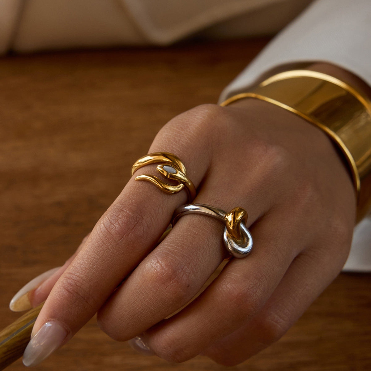 Serpentine Snake Ring