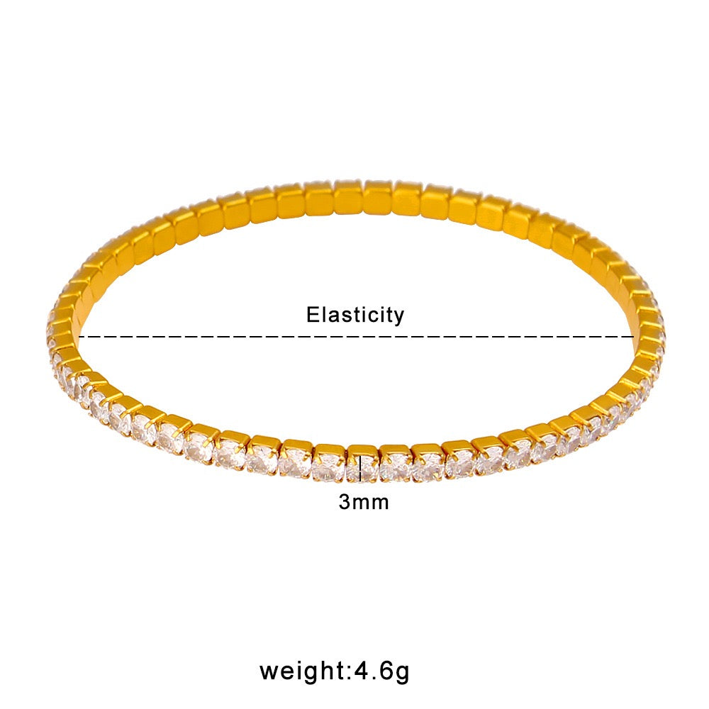 Tennis rock bracelets