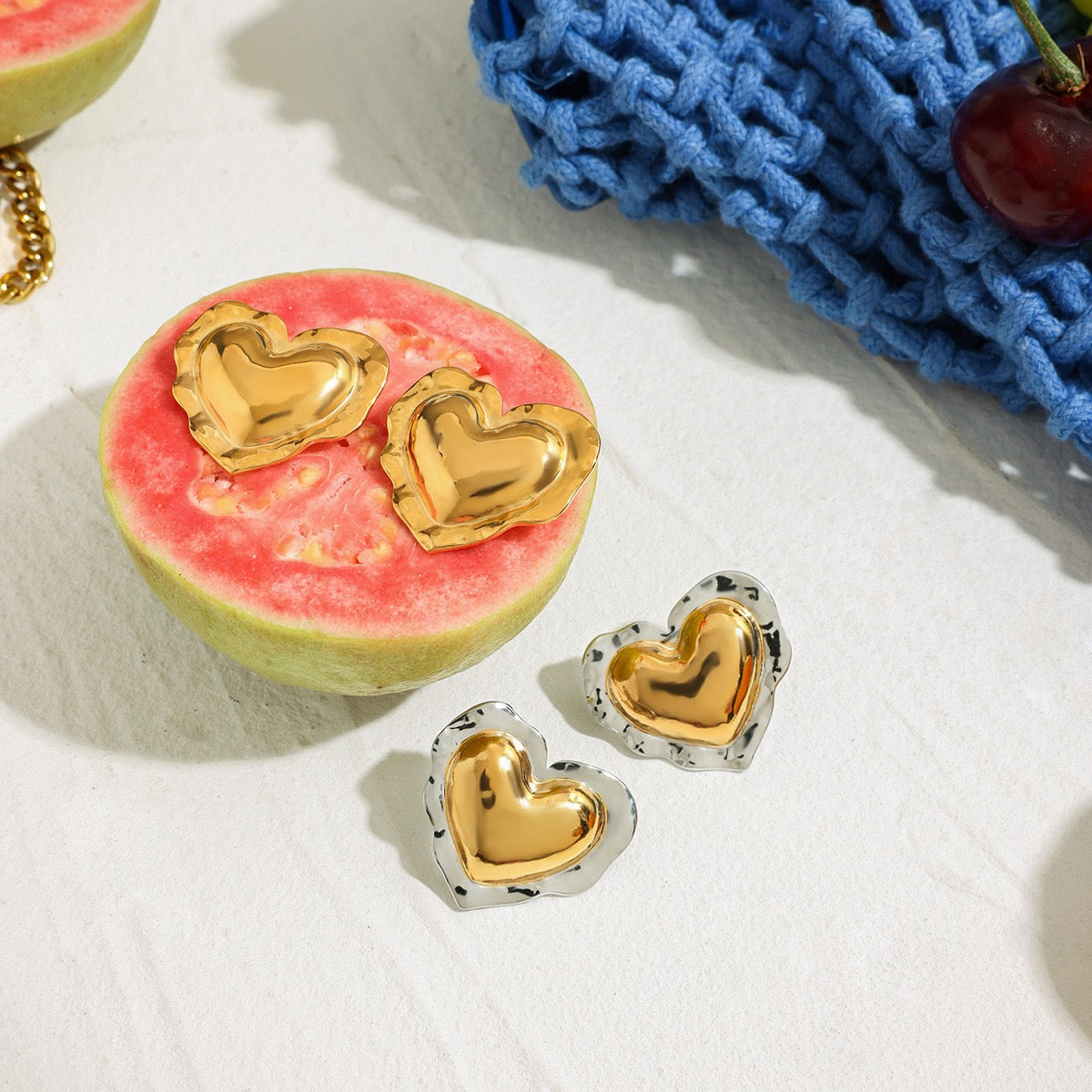Louisa hoops abstract earrings