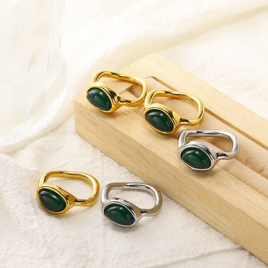 Green Gem rings