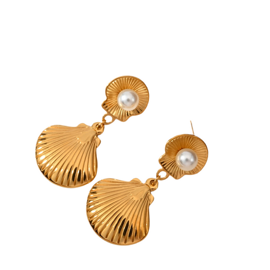 Mermaid's core earrings