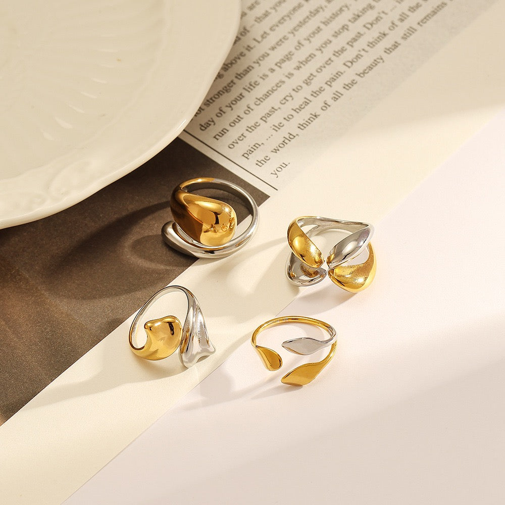 Two tones mix rings
