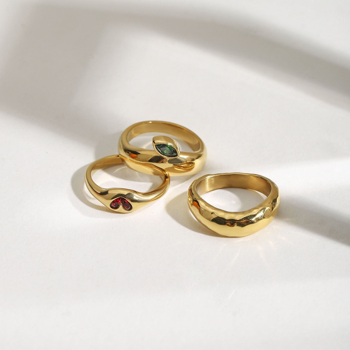 Valentina Emerald Rings