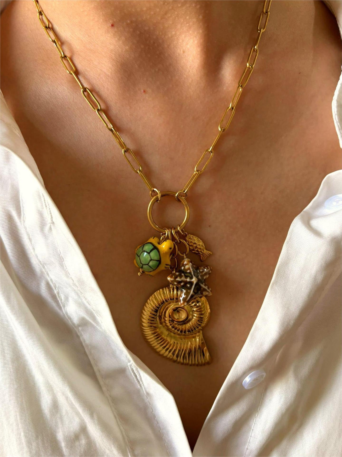 Bondi Yuki summer handmade  charm necklaces