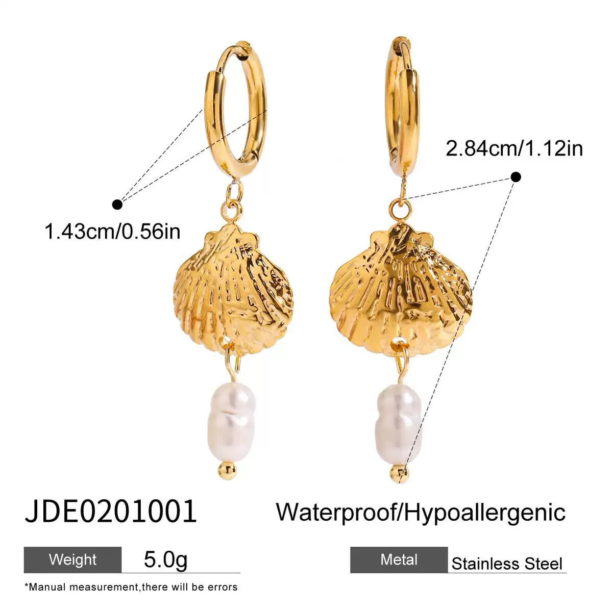 Rosie sea earrings