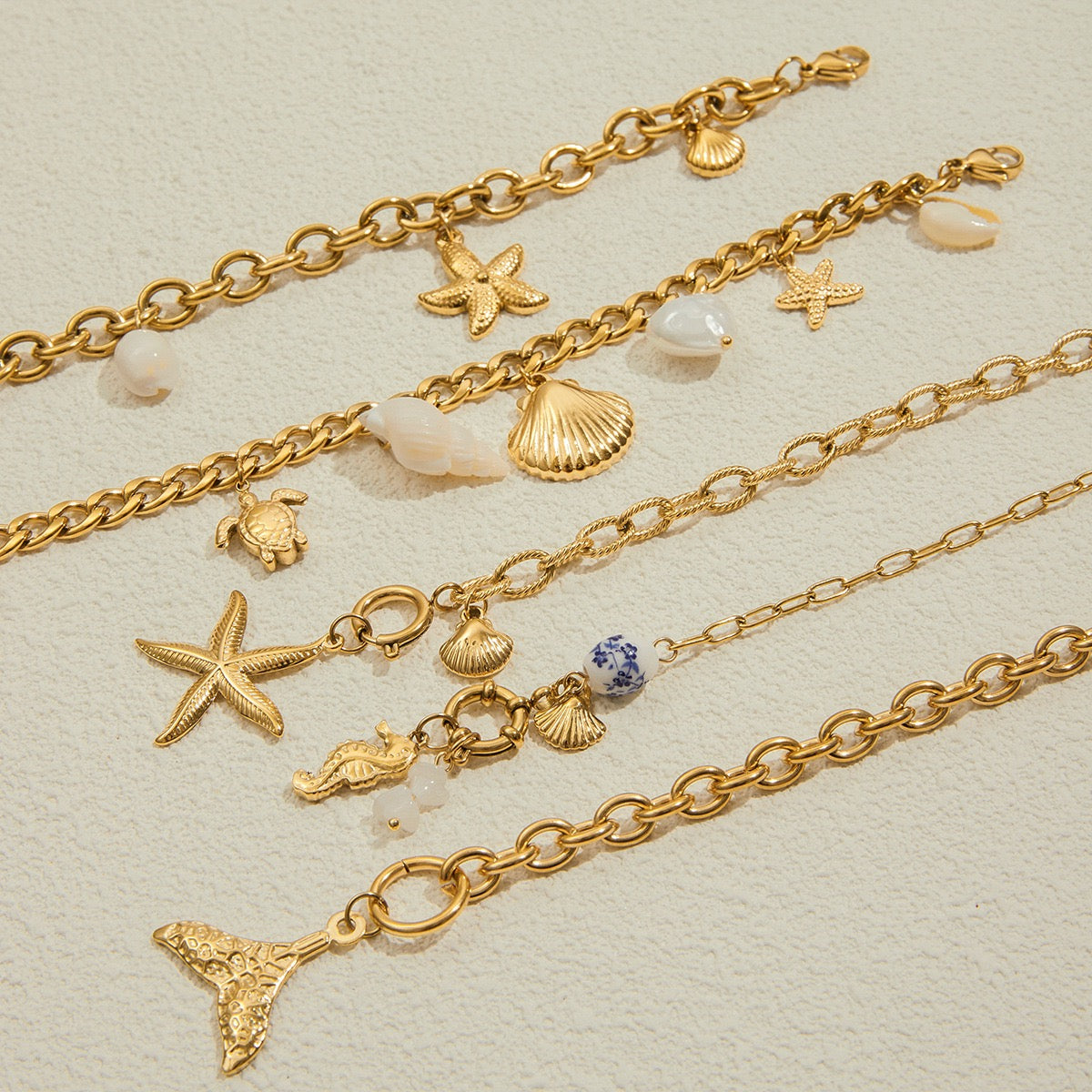 Starfish bracelet collections