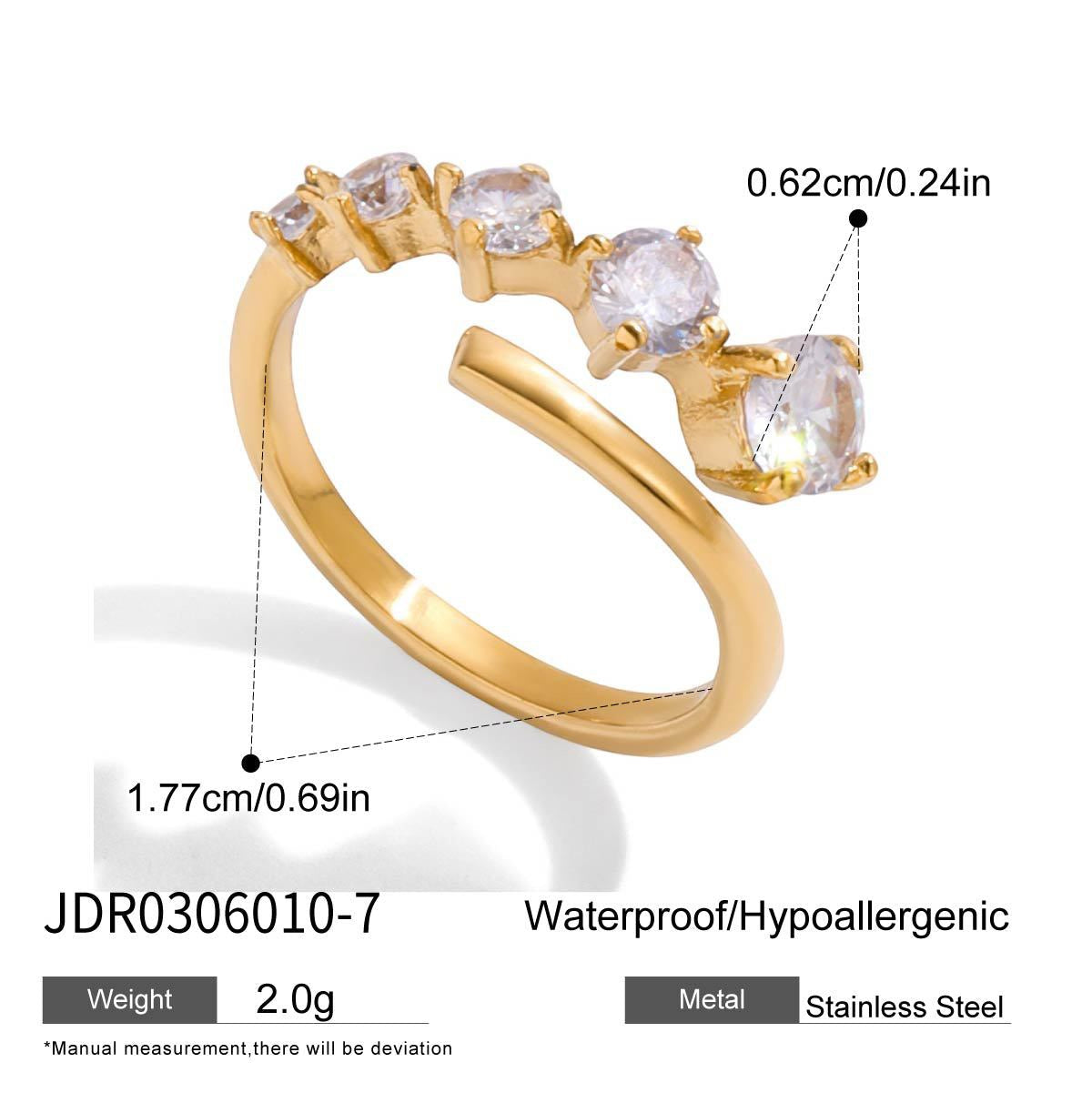 Dorren Double star rings