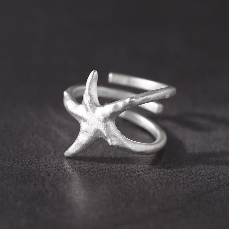 Sophia Sea star Silver ring