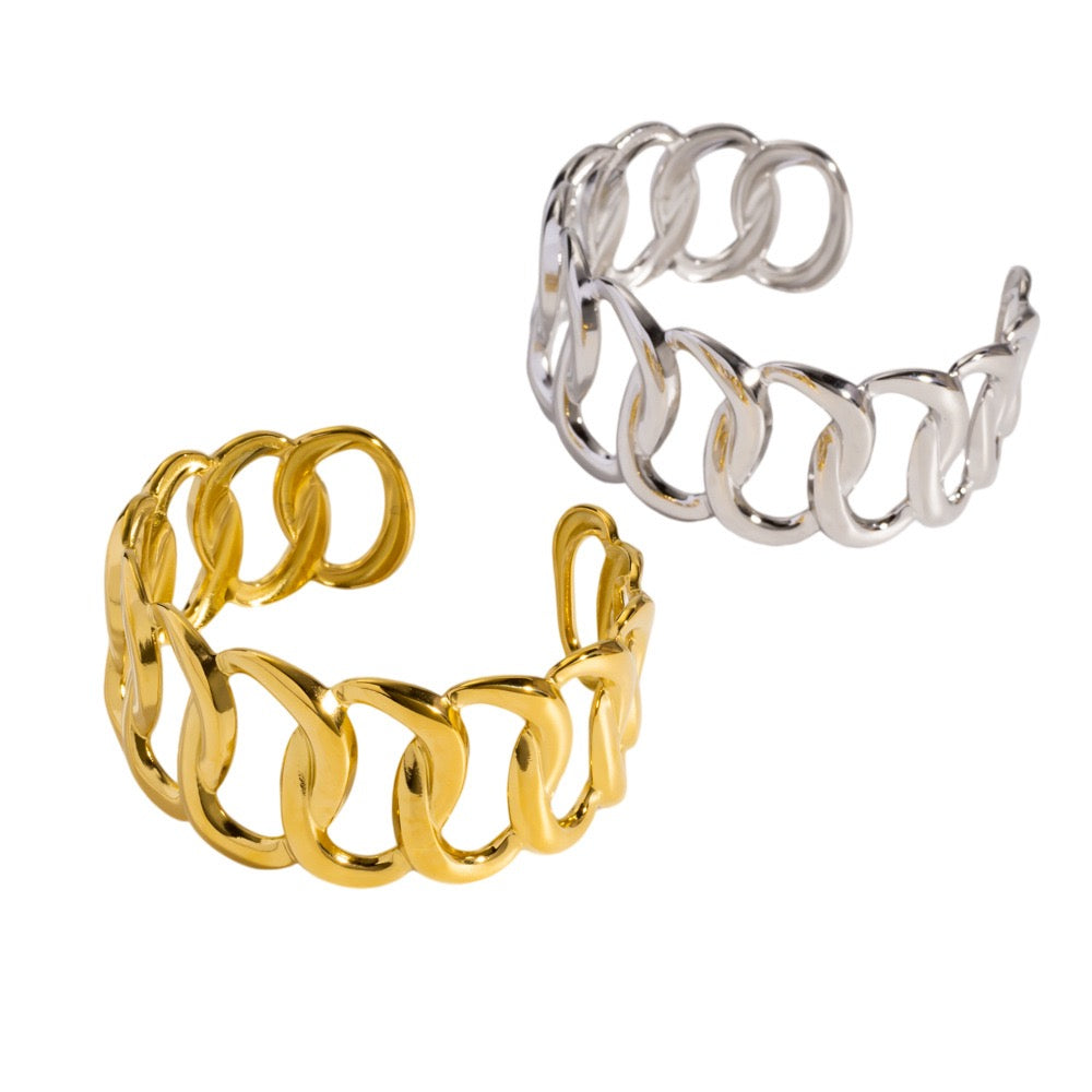Big statement knots bangles