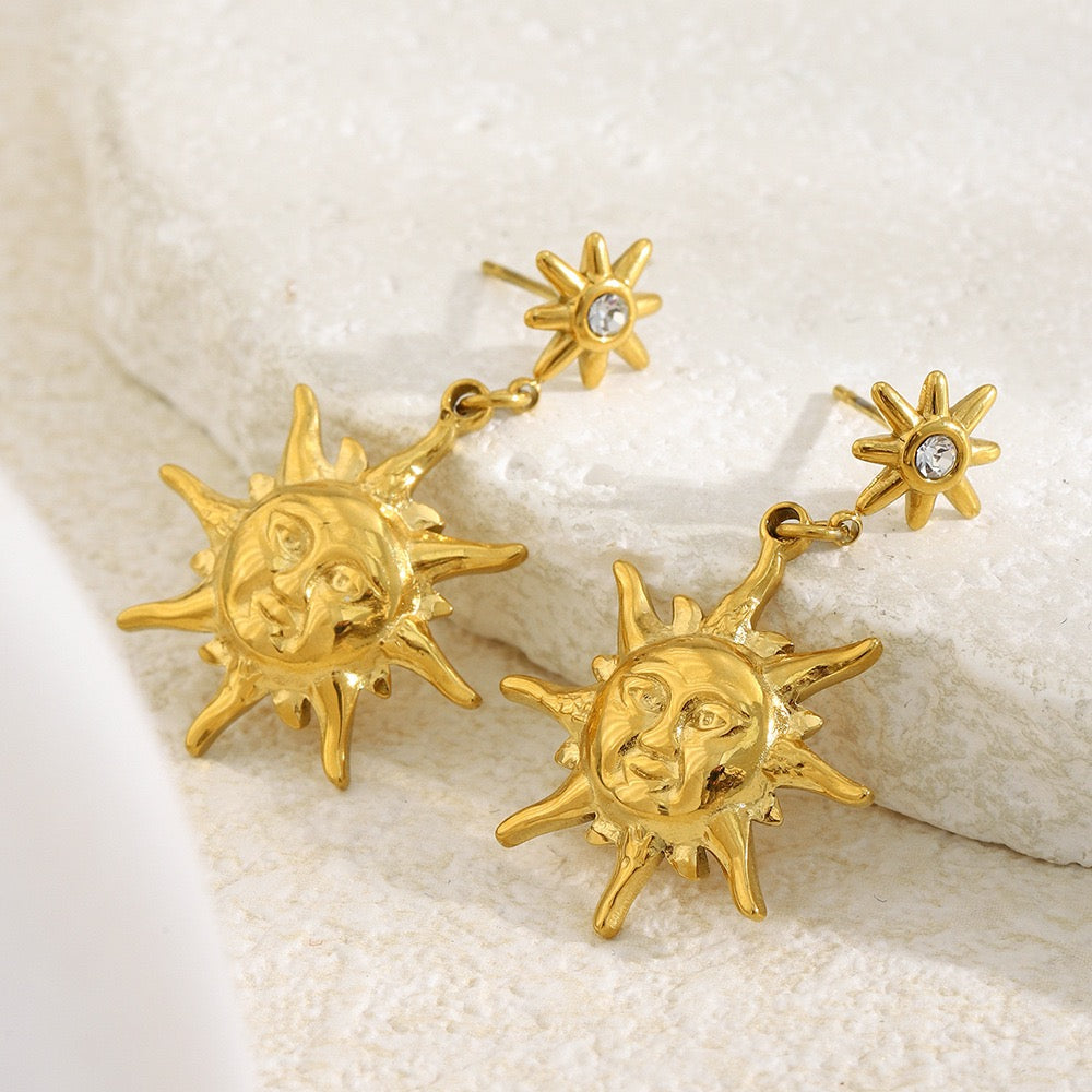 Sun earrings collection