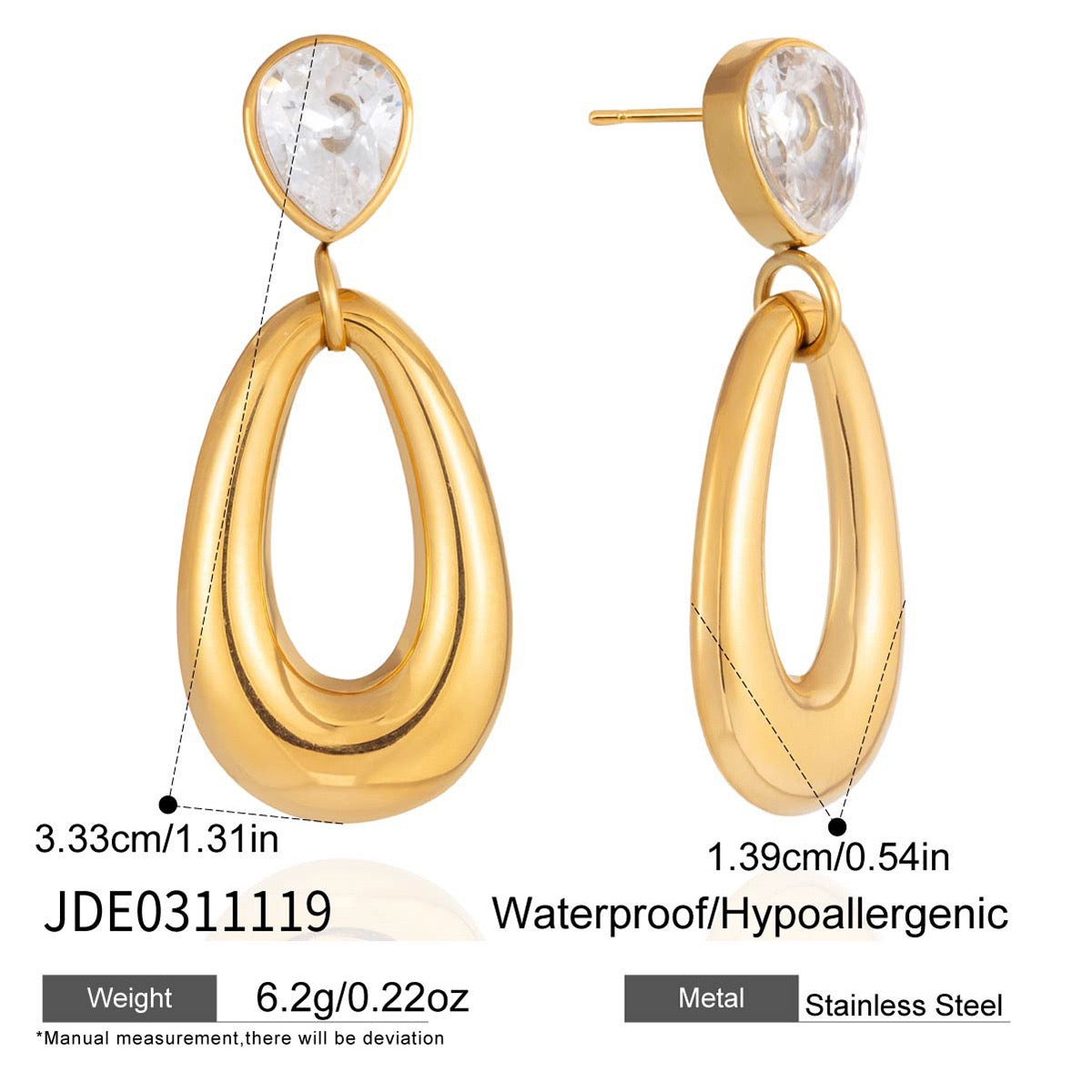 Waterdrop earrings