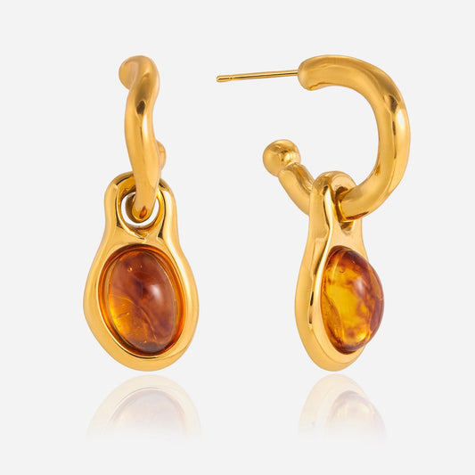 Amber dream earrings
