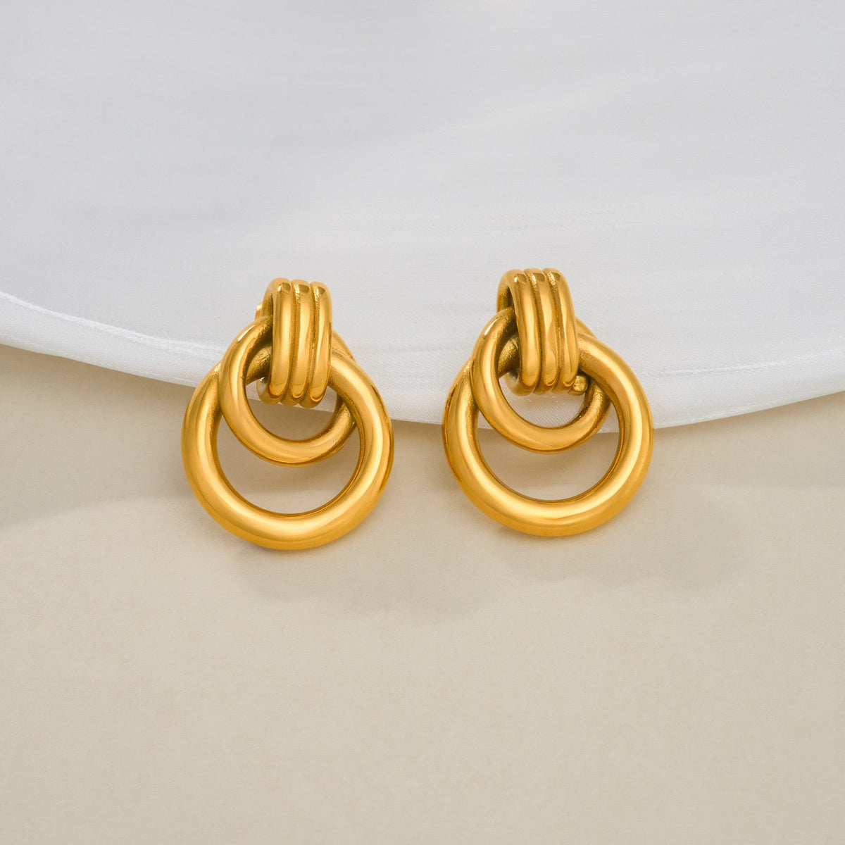 Louisa hoops abstract earrings