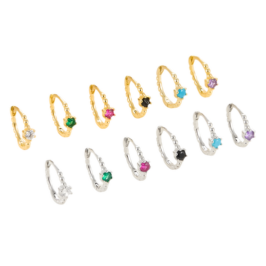 Lisa Dainty sterling silver earrings