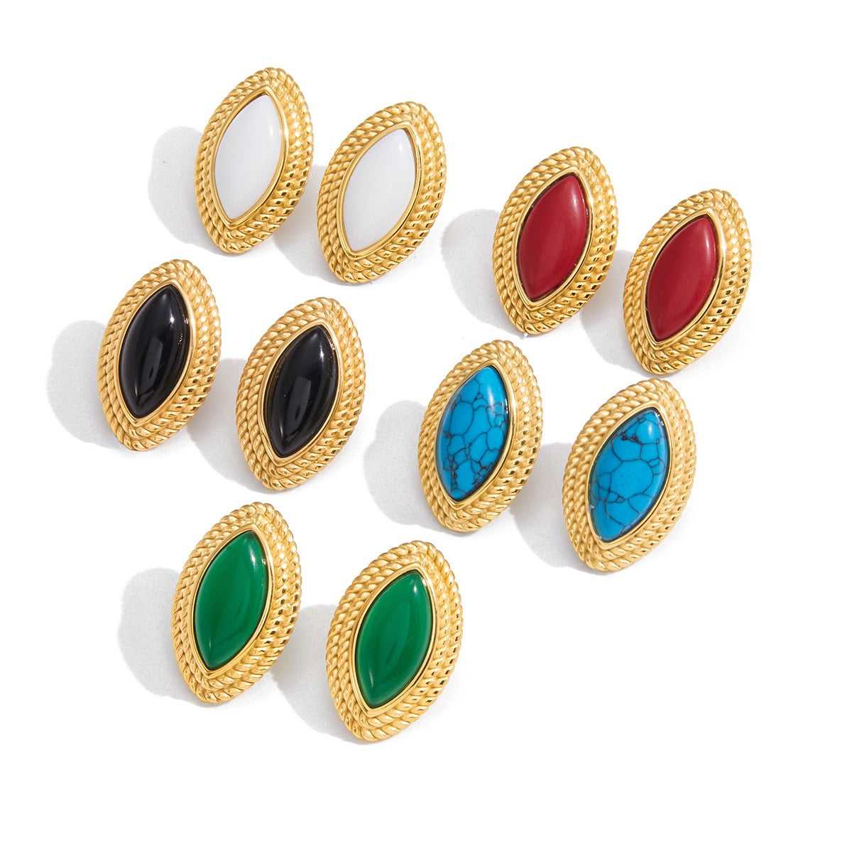 Gem vintage earrings