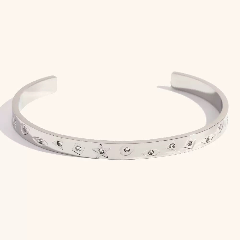 Silverwater ocean bangles