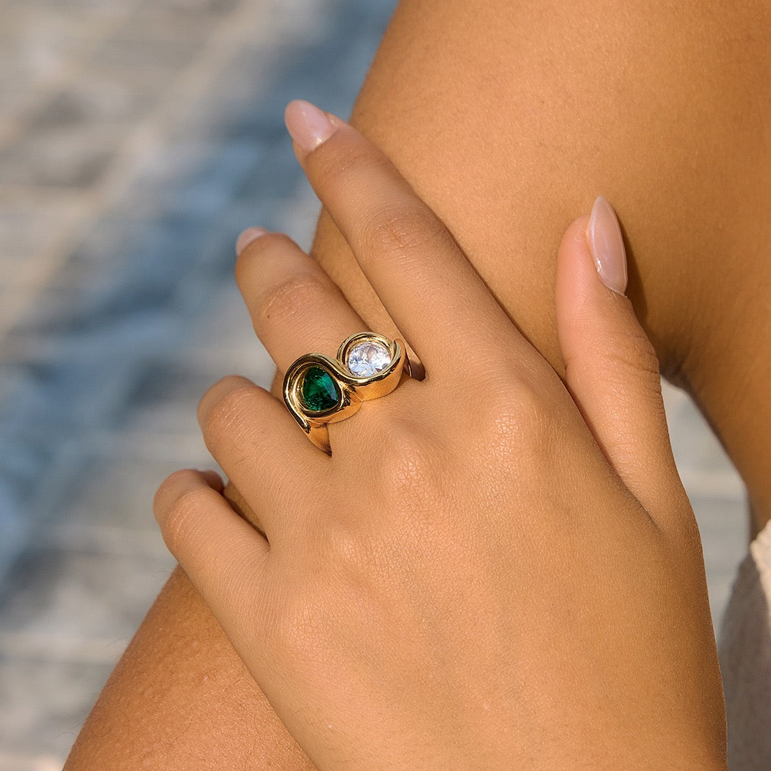 Valentina Emerald Rings