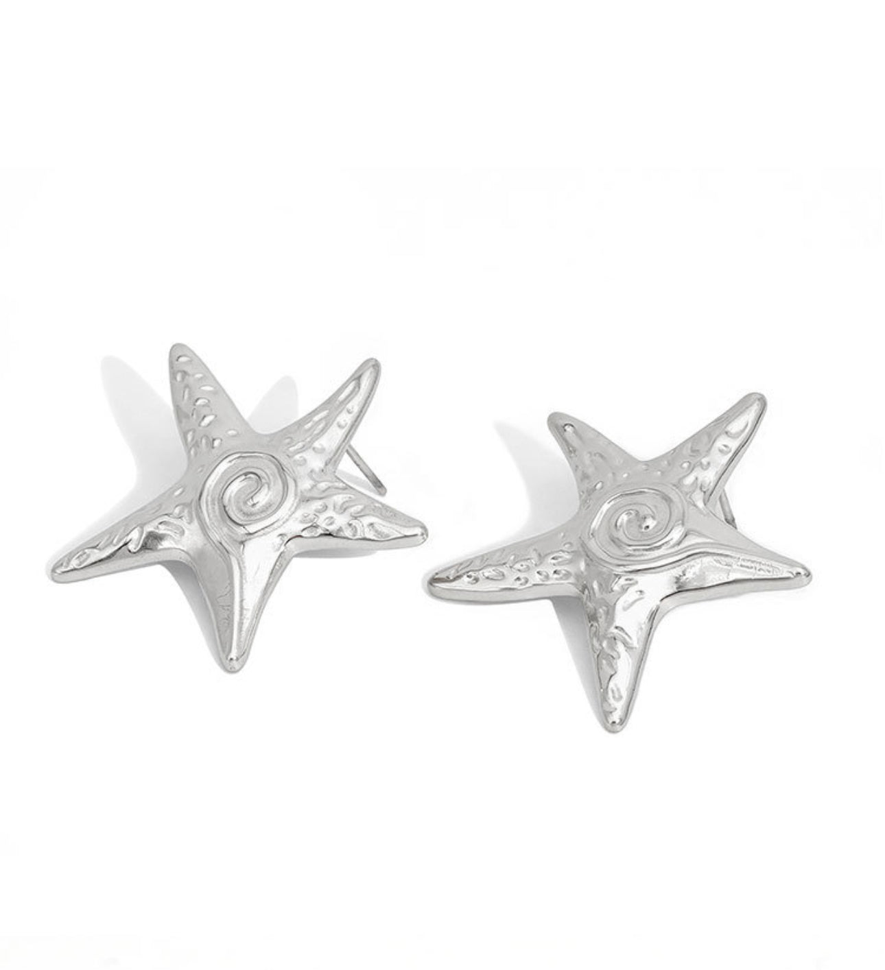 Tarako Swirl starfish earrings