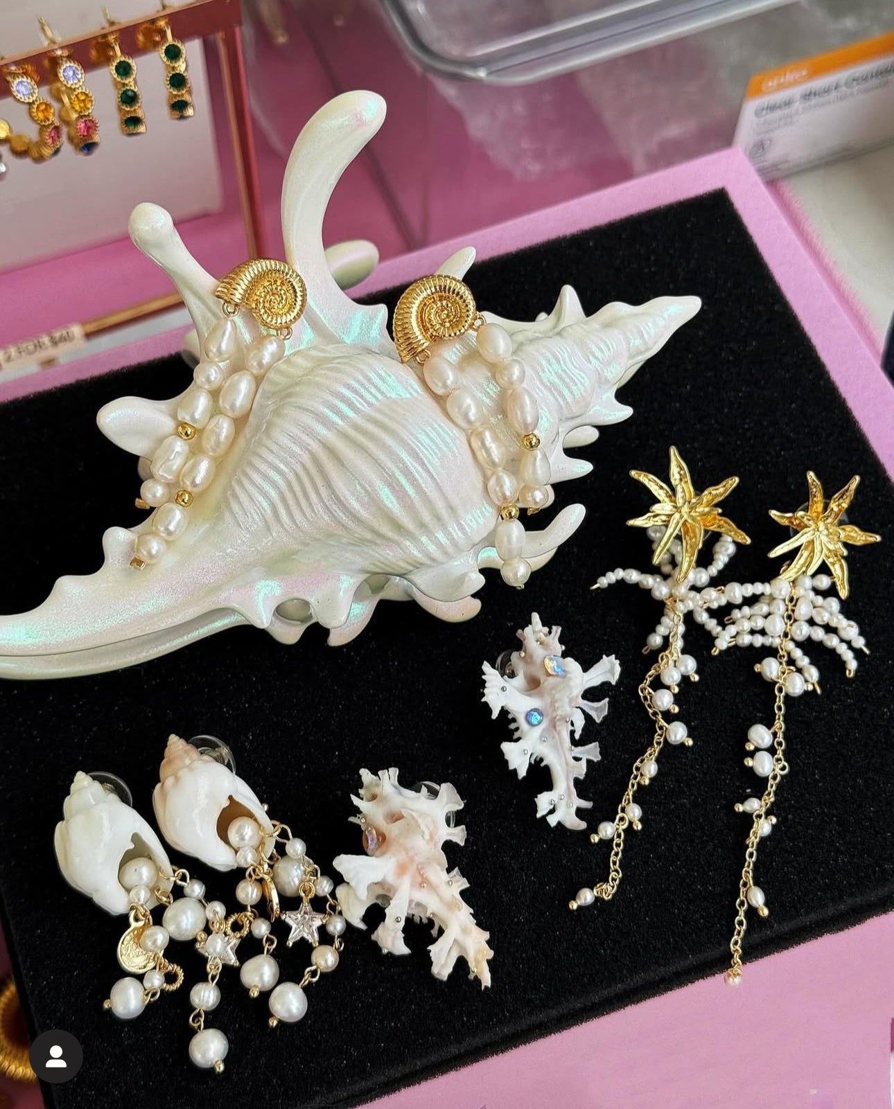 Sound of the ocean hair clips