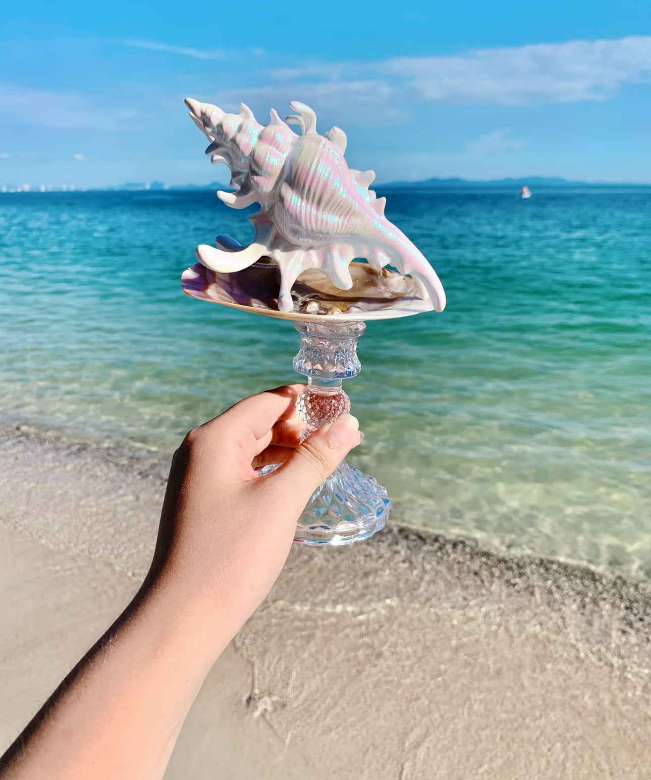 Sound of the ocean hair clips