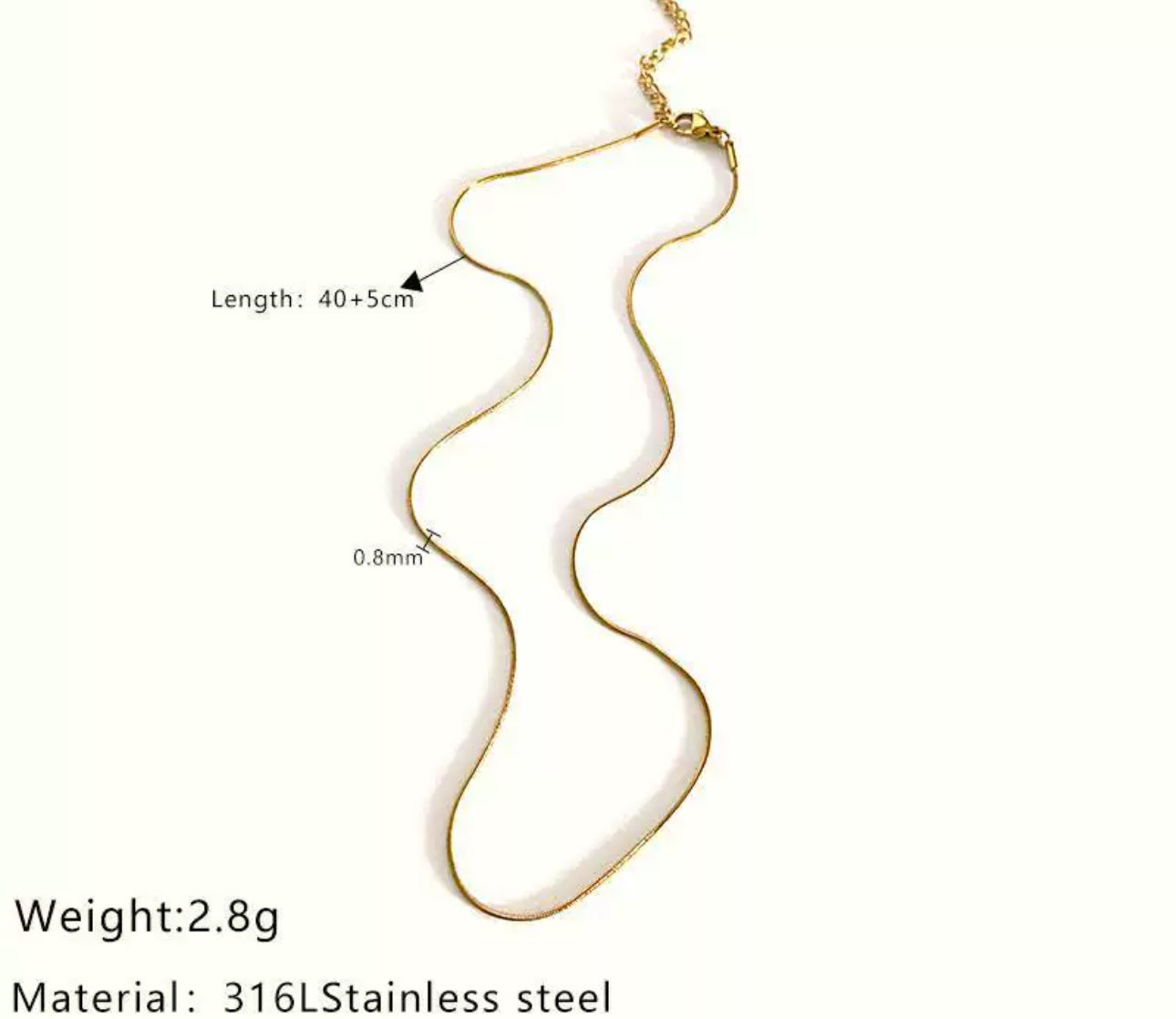 Classic dainty chain necklaces