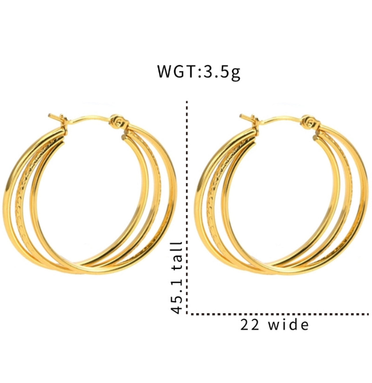 Twilly classic hoops