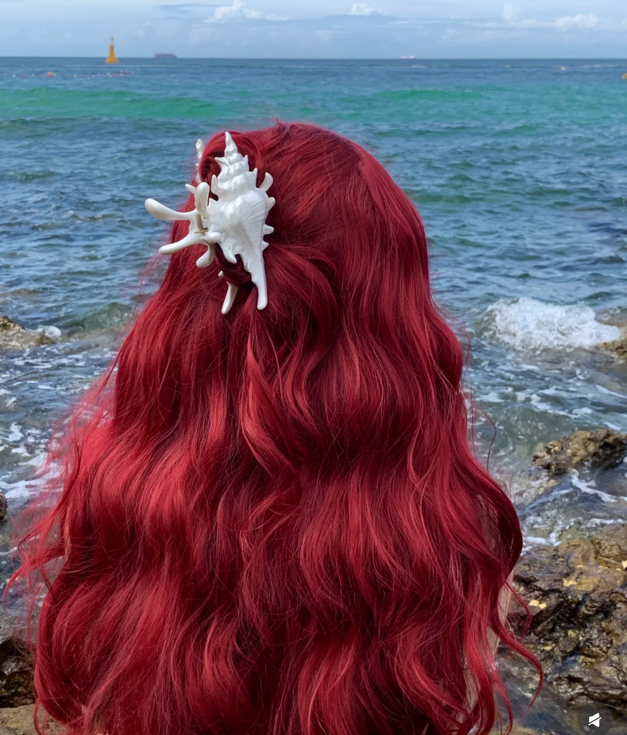 Sound of the ocean hair clips