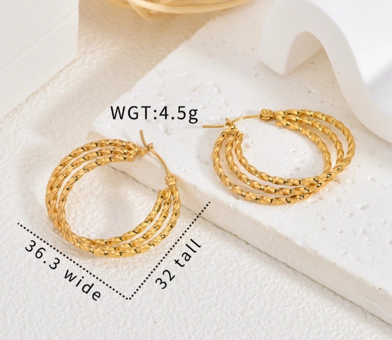 Twilly classic hoops