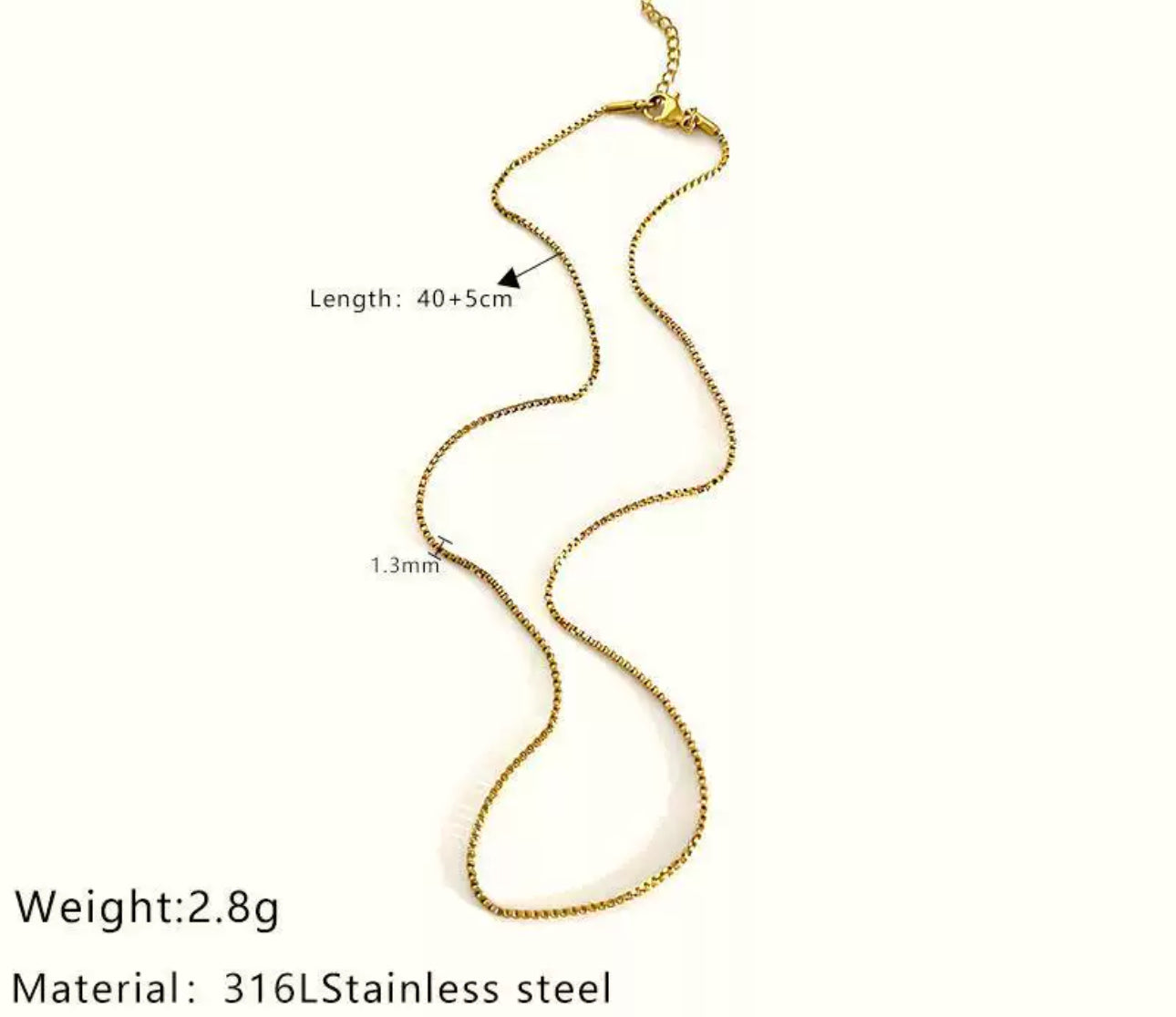 Classic dainty chain necklaces