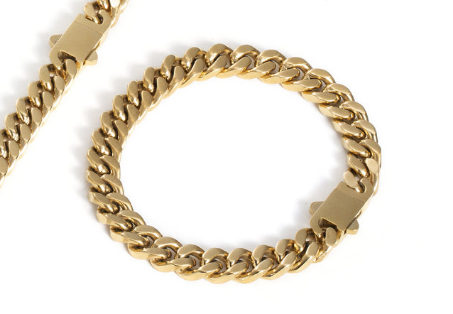 Statement chunky chain bracelets