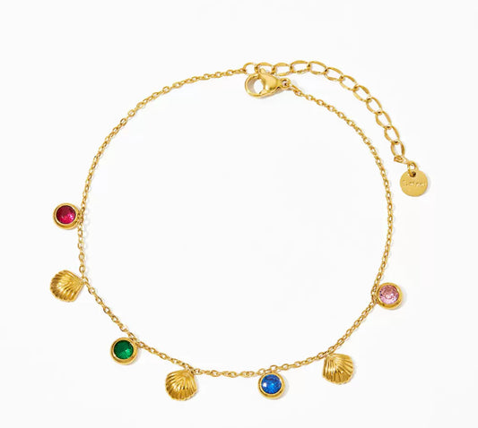 Bondi rainy summer anklets