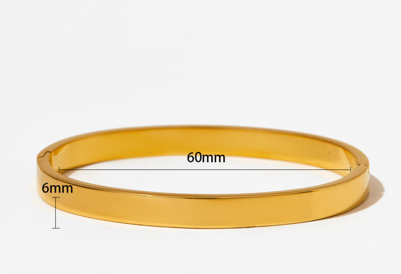 Classic hoop bangles