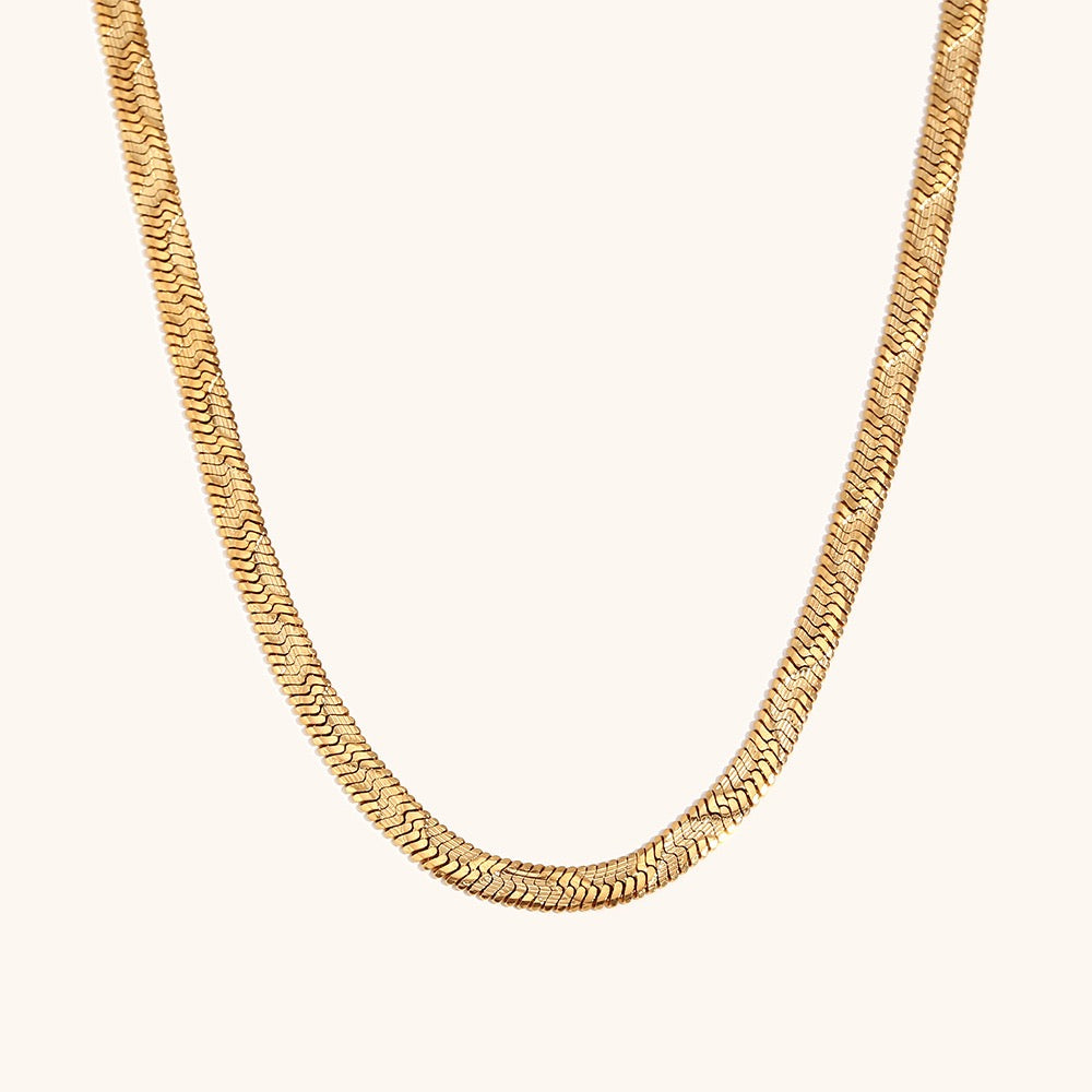Water shine chain necklace