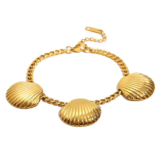 Big three shell bracelet