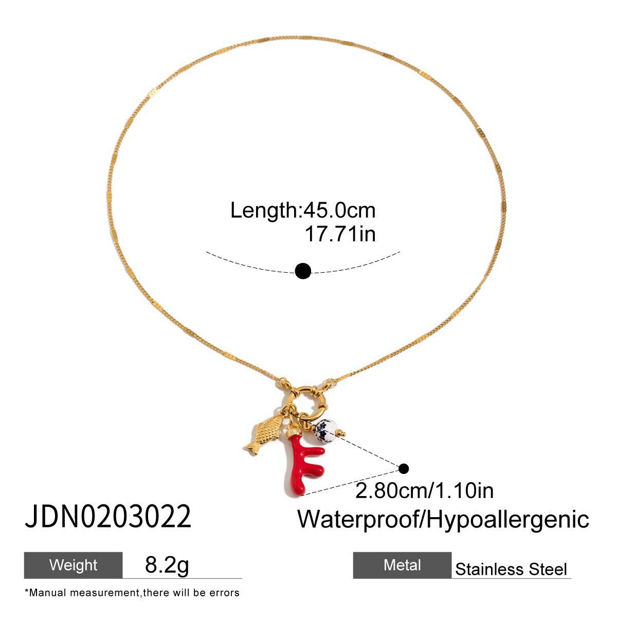 Charm chains necklace