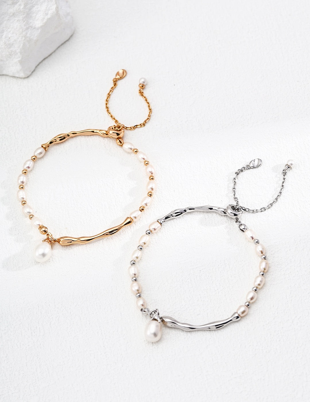 Hong Kong Half bangle pearl bracelet