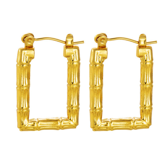Bamboo square hoops