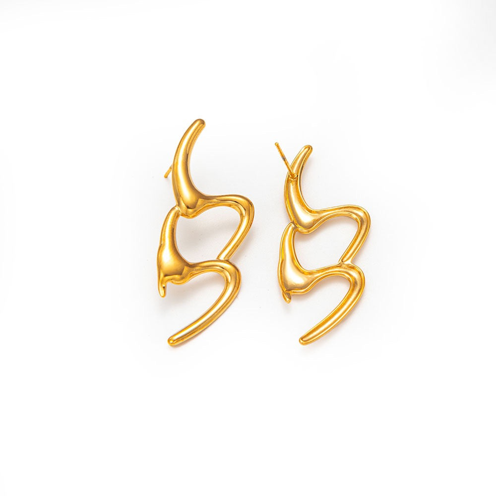 Lines concept earrings