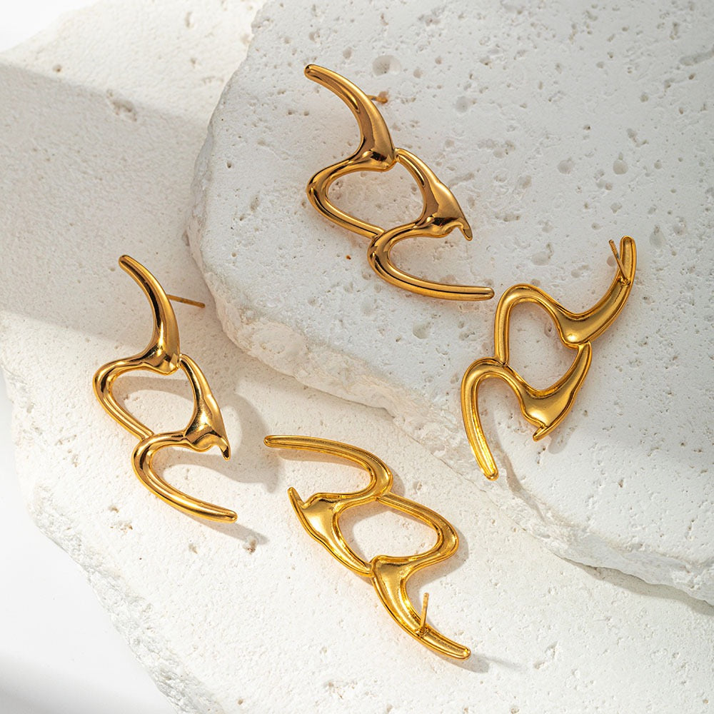 Lines concept earrings