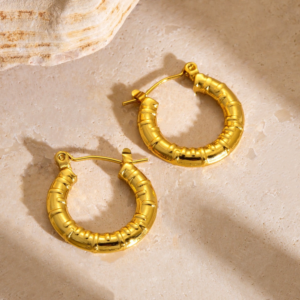 Classic dainty hoops