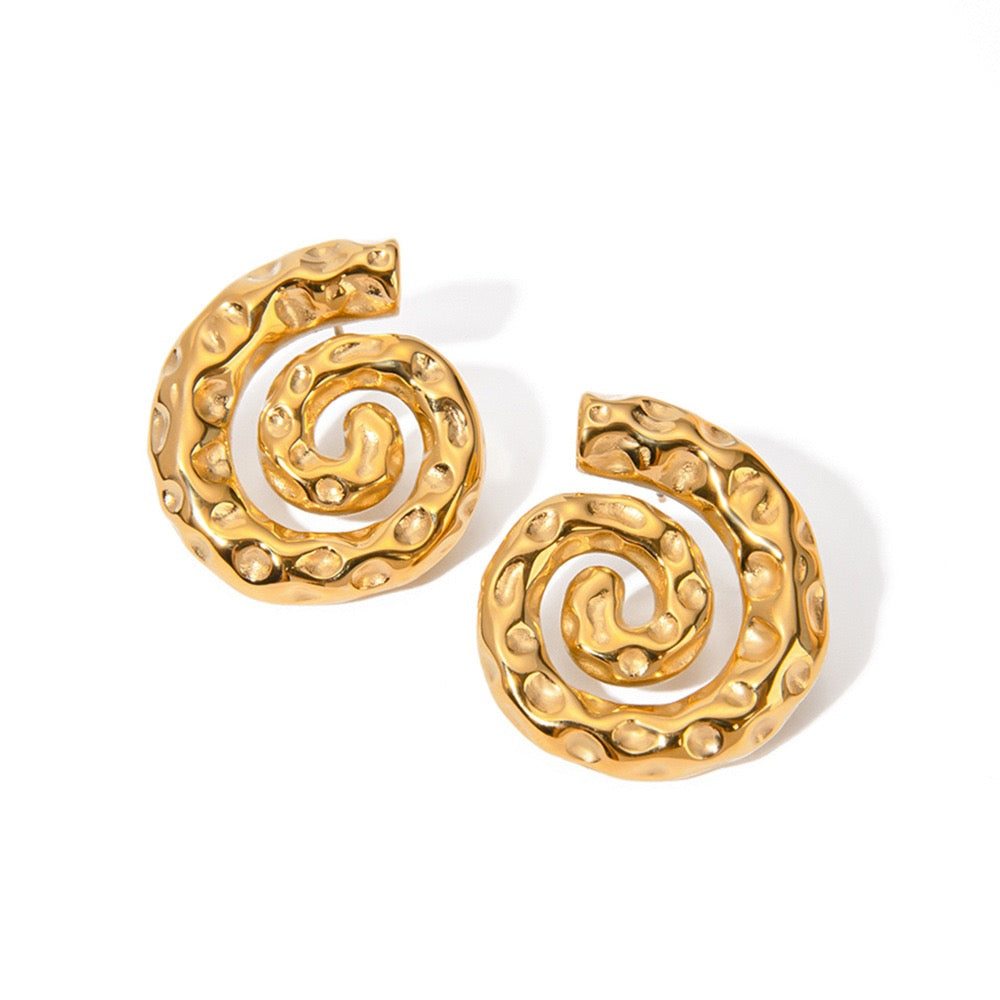 Swirl earrings