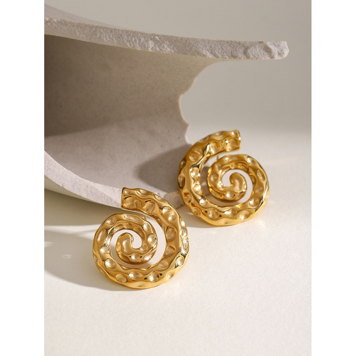 Swirl earrings