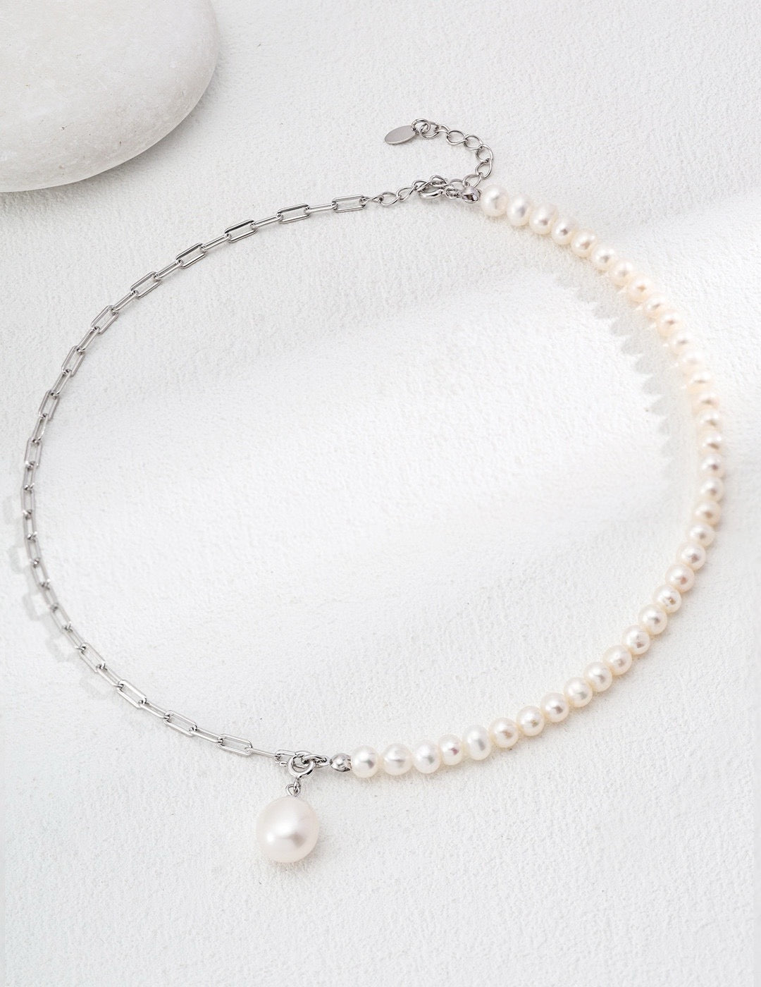 Gango Half chain Pearl set